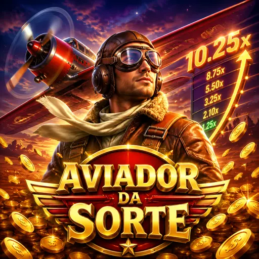 Arte de crash game com avião estilizado subindo em trajetória de multiplicador